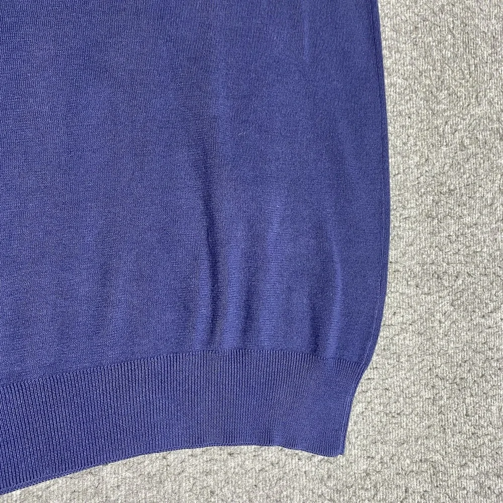 Polo Ralph Lauren Sweater Vest Navy Blue Mens Size XXL Pima Cotton V Neck Golf